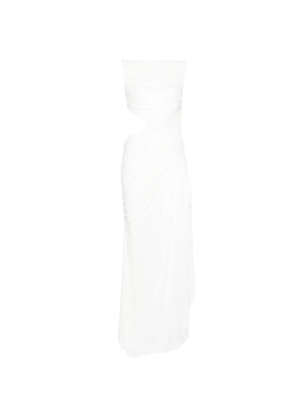 Christopher Esber Theia ruched cutout dress - White