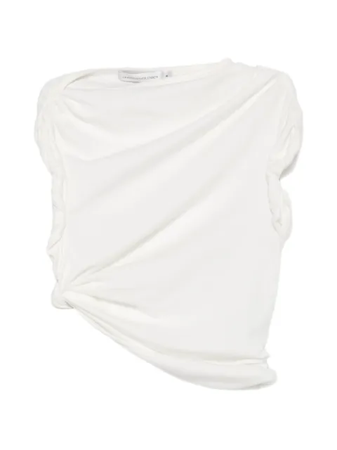 Christopher Esber camiseta con diseño retorcido