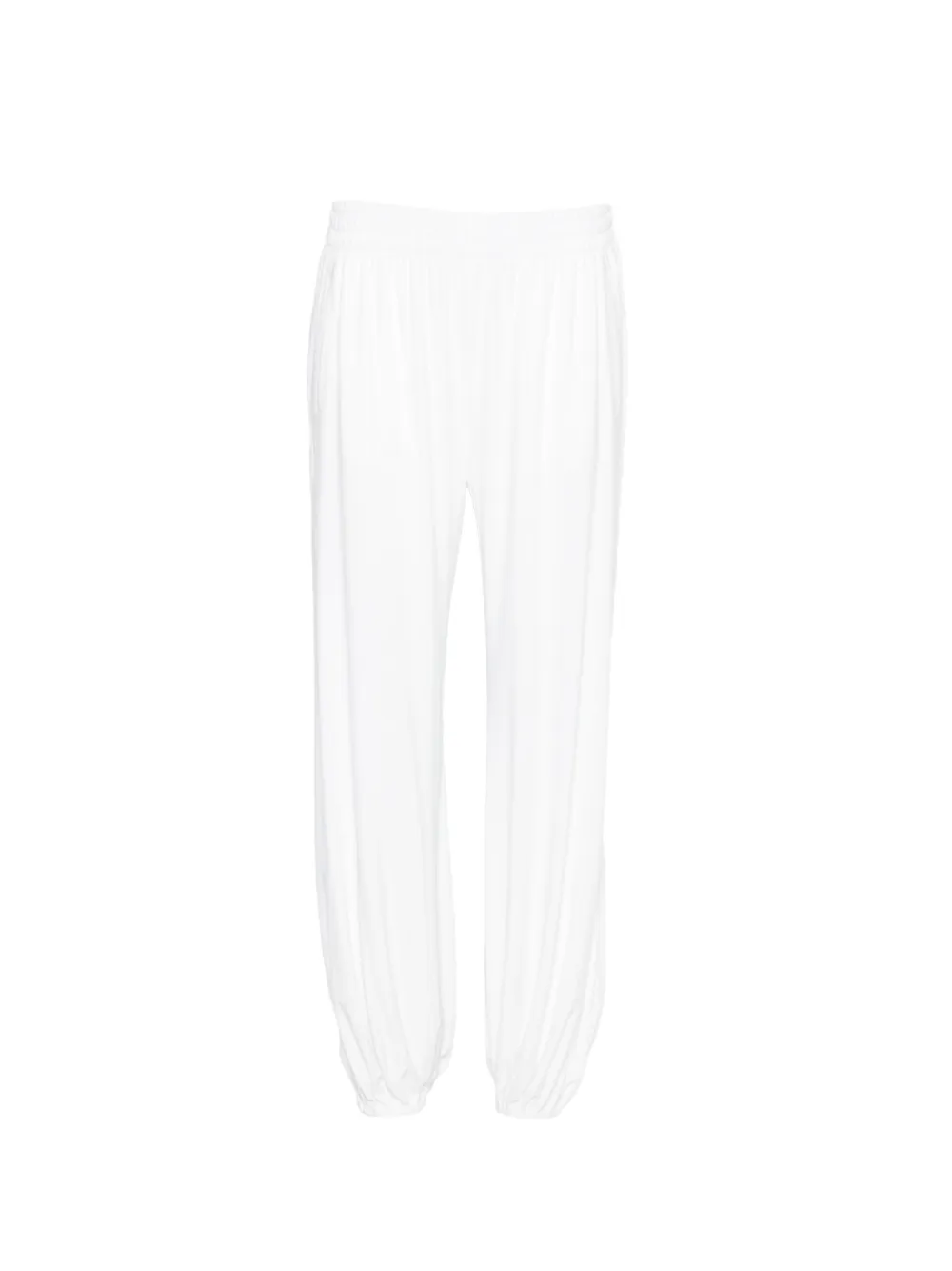 Norma Kamali Boyfriend Puff balloon trousers - Bianco