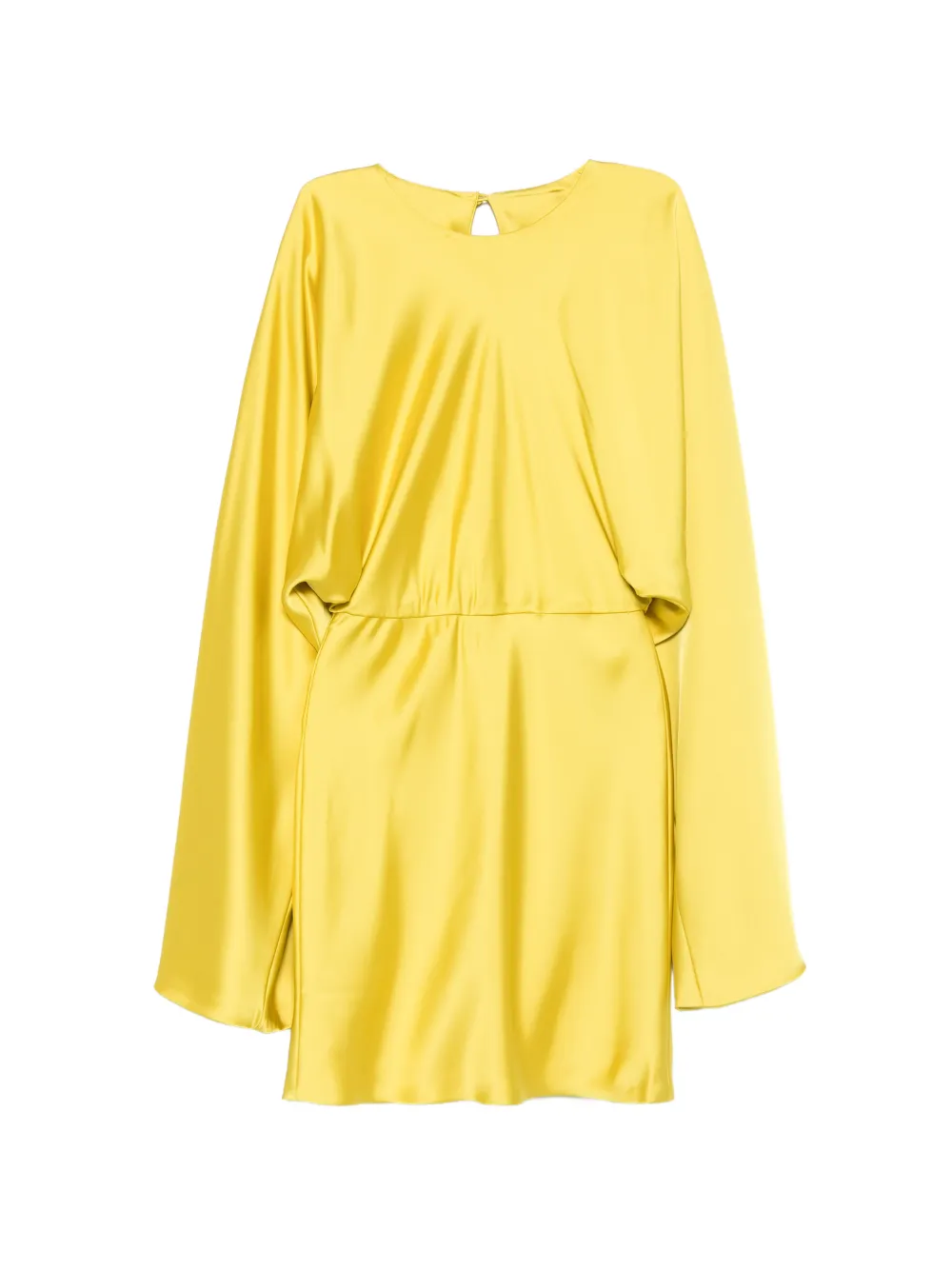 Norma Kamali Obie cape-sleeve dress - Giallo