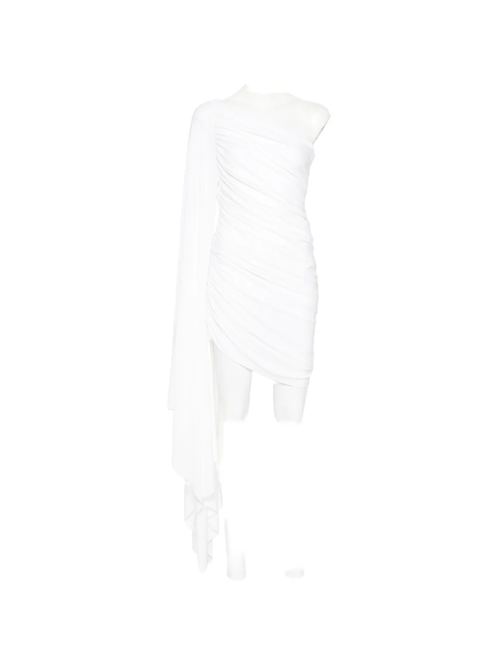 Norma Kamali Diana ruched-finish dress - Bianco