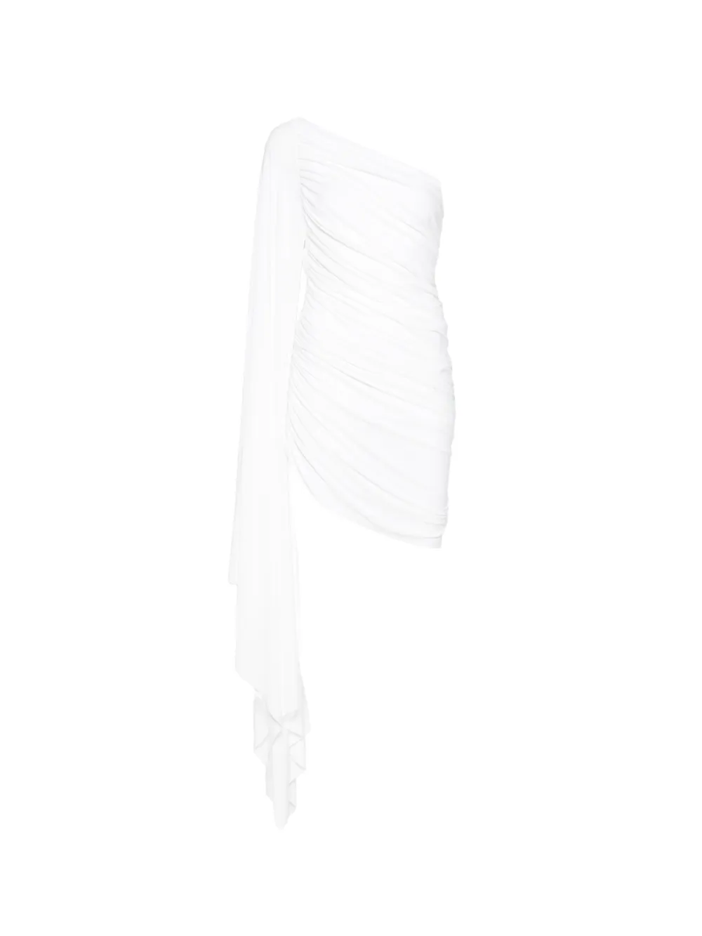Norma Kamali Diana ruched-finish dress - Bianco