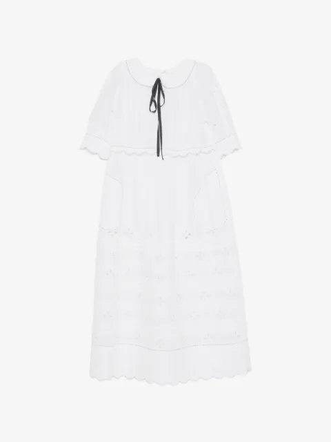 Vita Kin Bari broderie-anglaise midi dress