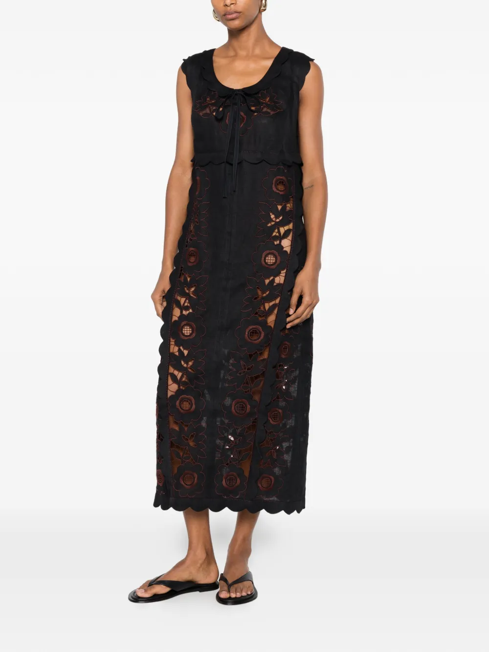 Vita Kin Vanina Sleeveless Dress in Black, view 2
