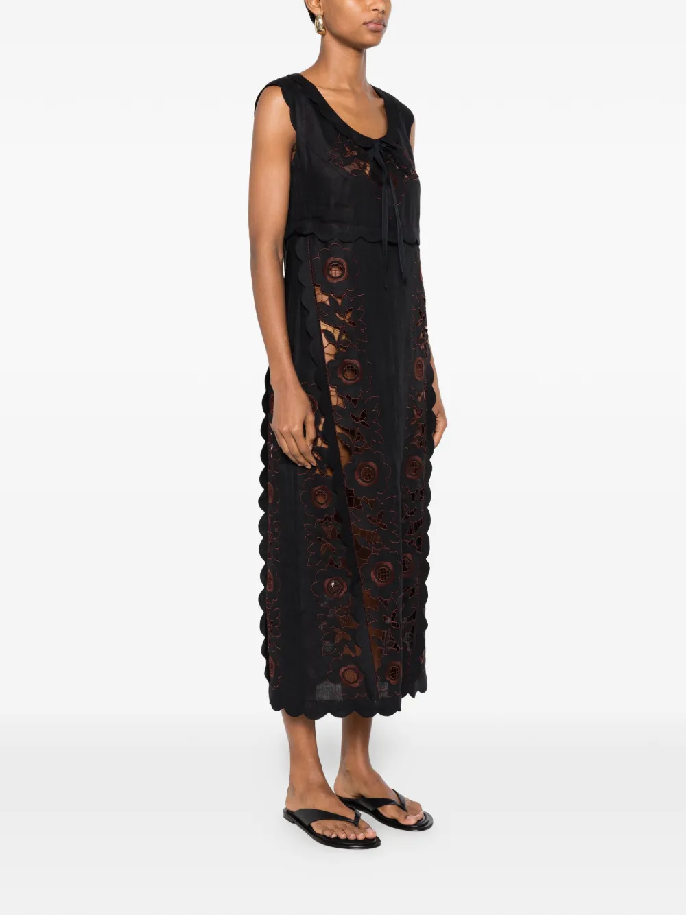 Vita Kin Vanina Sleeveless Dress in Black, view 3