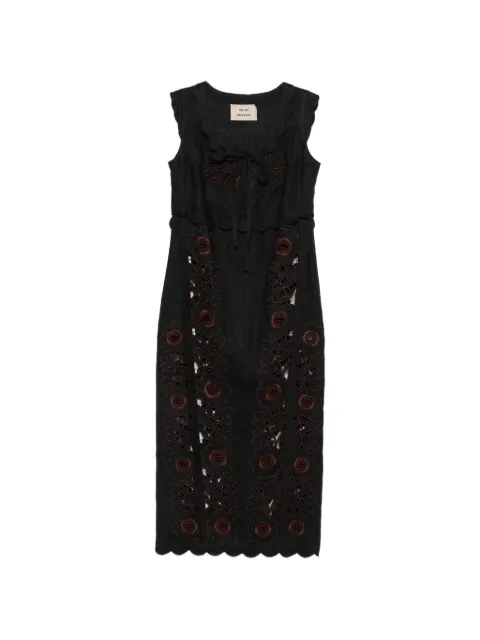 Vita Kin Vanina floral-embroidered midi dress