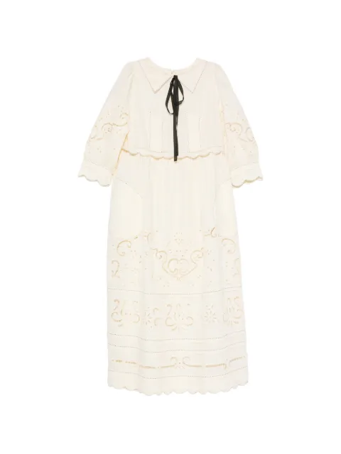 Vita Kin Giovanna broderie-anglaise midi dress