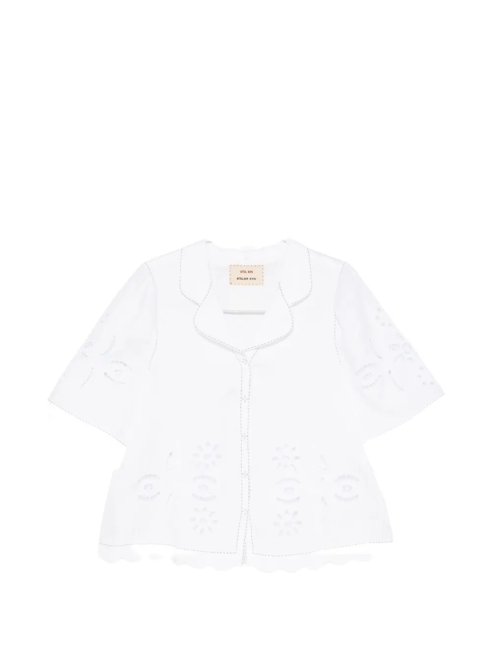 Vita Kin Balthazar broderie-anglaise blouse - Bianco