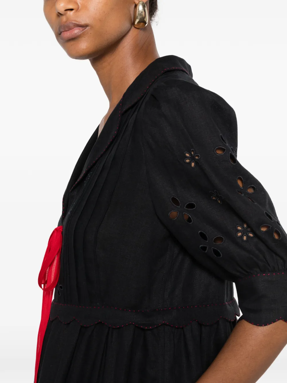 Vita Kin Bari Midii Dress in Black, view 5
