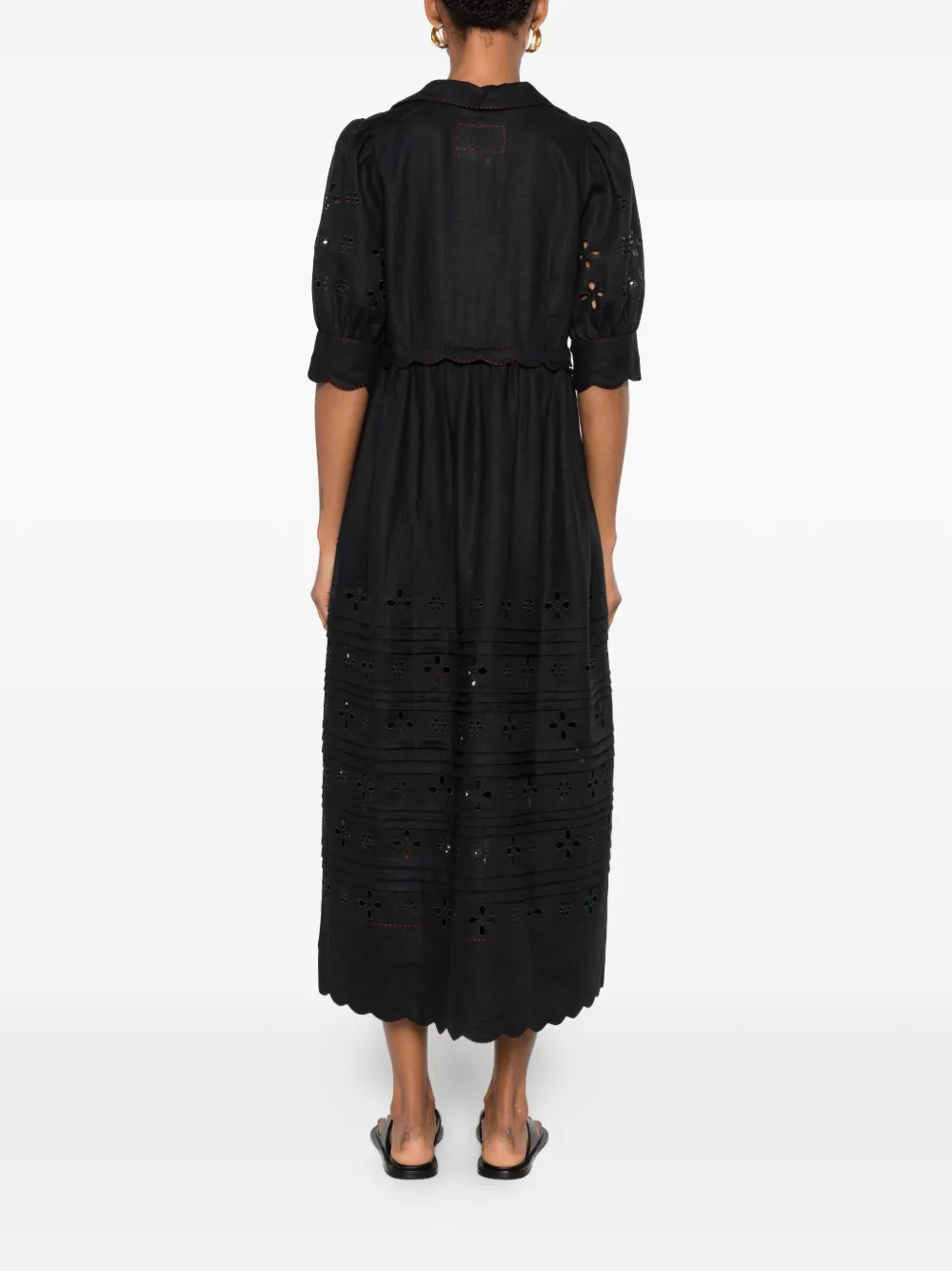 Vita Kin Bari Midii Dress in Black, view 4