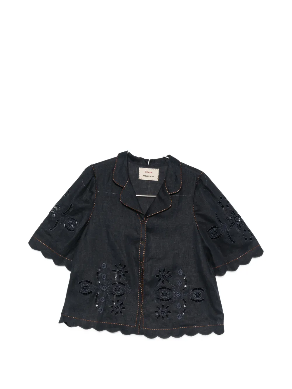 Vita Kin Balthazar broderie-anglaise blouse - Blu