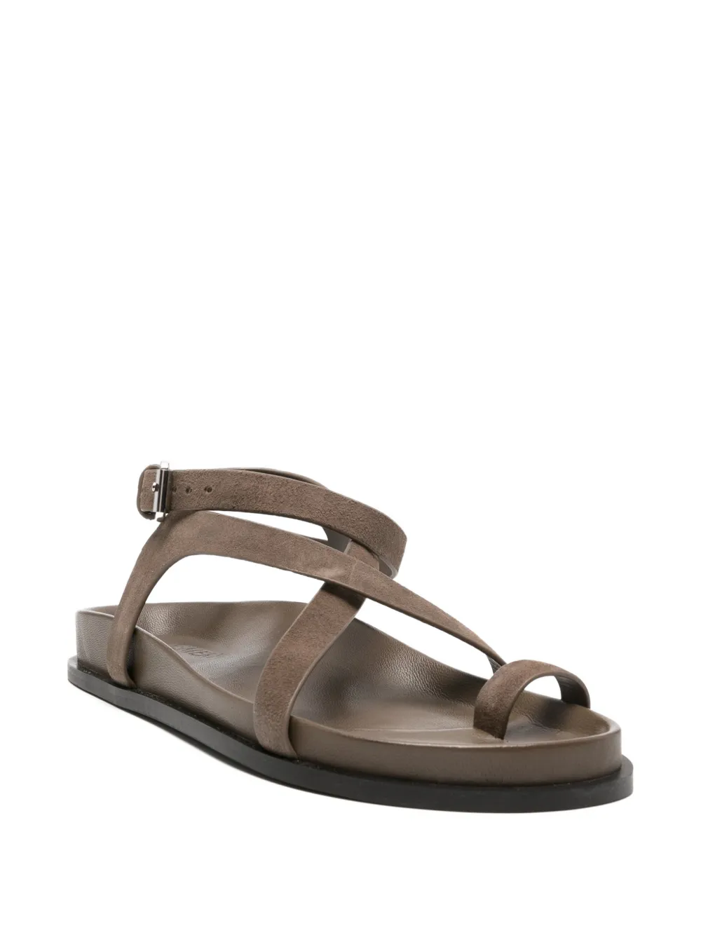 A.EMERY Jalen platte sandalen Bruin
