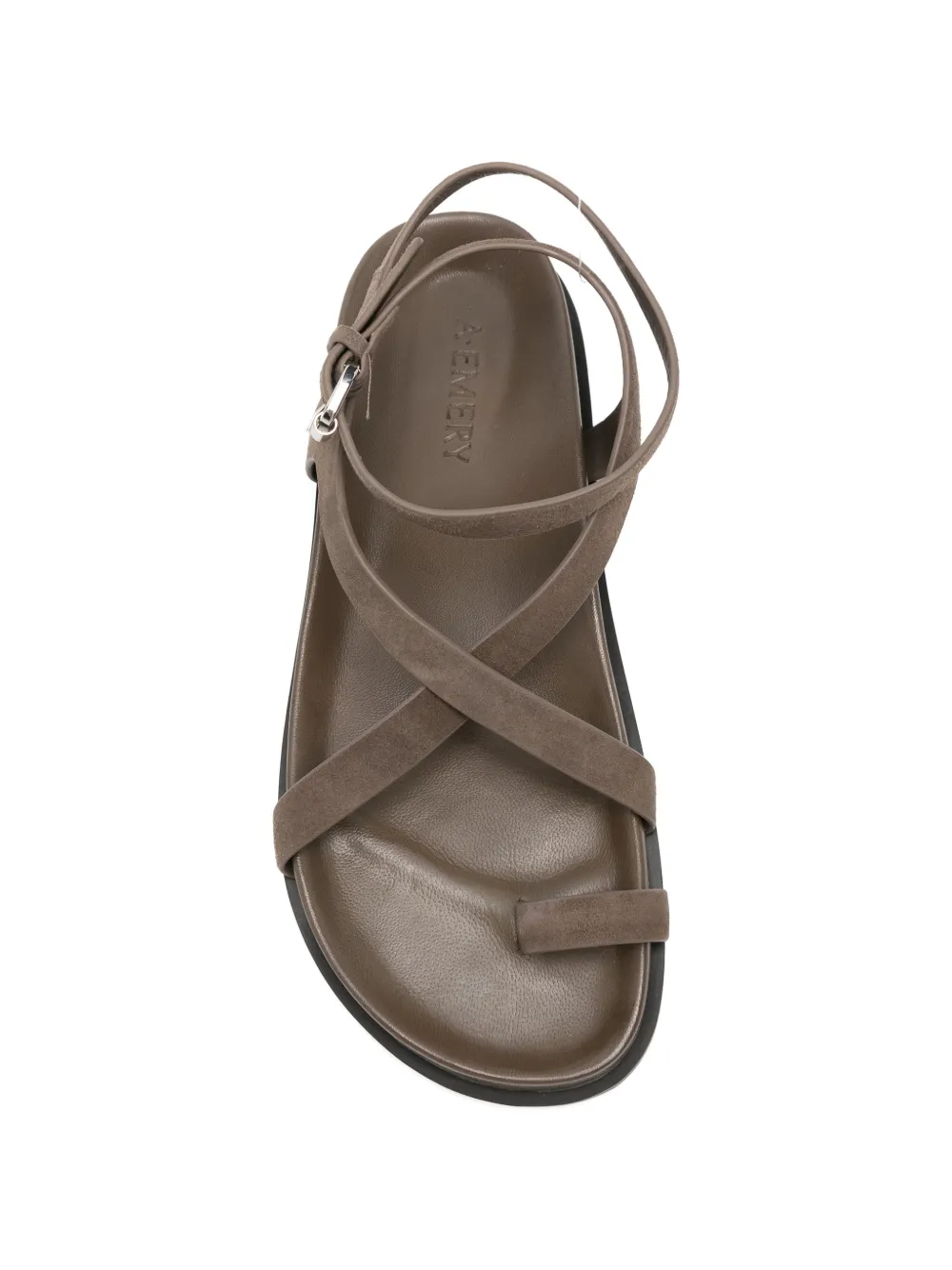 A.EMERY Jalen platte sandalen Bruin