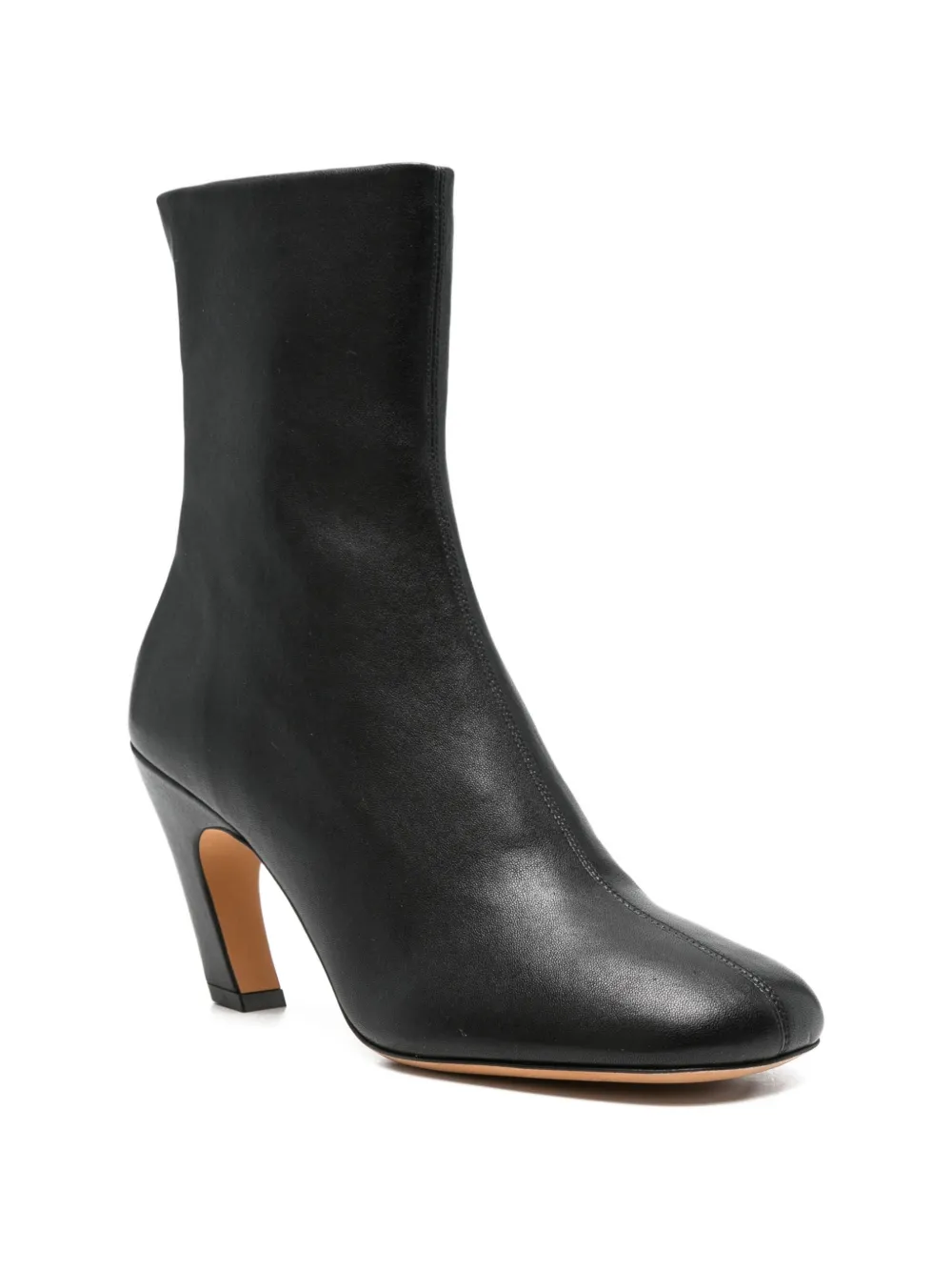 Le Monde Beryl Mica leather ankle boots Zwart