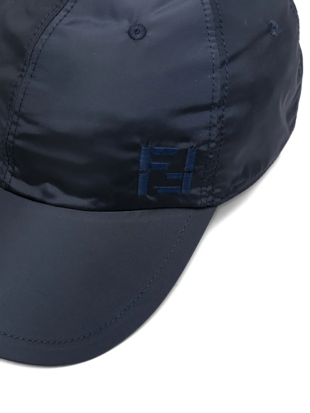 FENDI Honkbalpet met FF-patroon Blauw