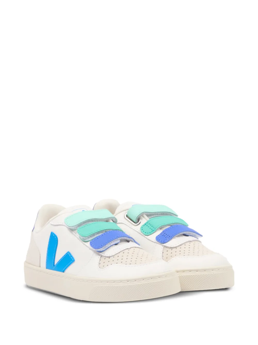 VEJA Kids hook loop sneakers - Bianco