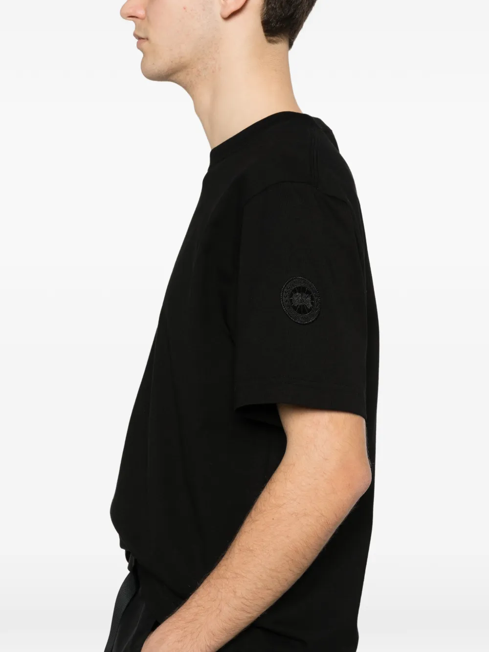Canada Goose Katoenen T-shirt Zwart