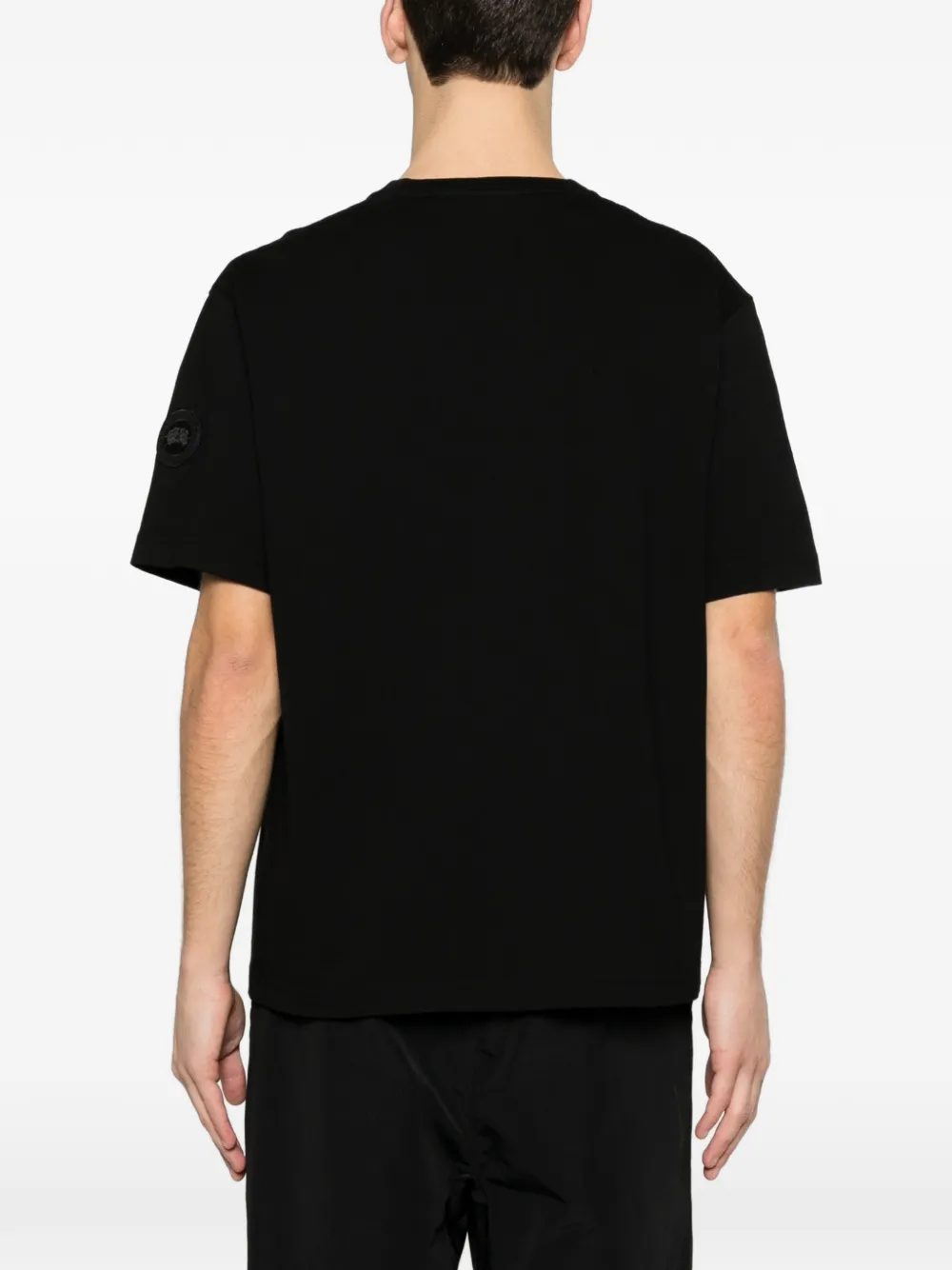 Canada Goose Katoenen T-shirt Zwart