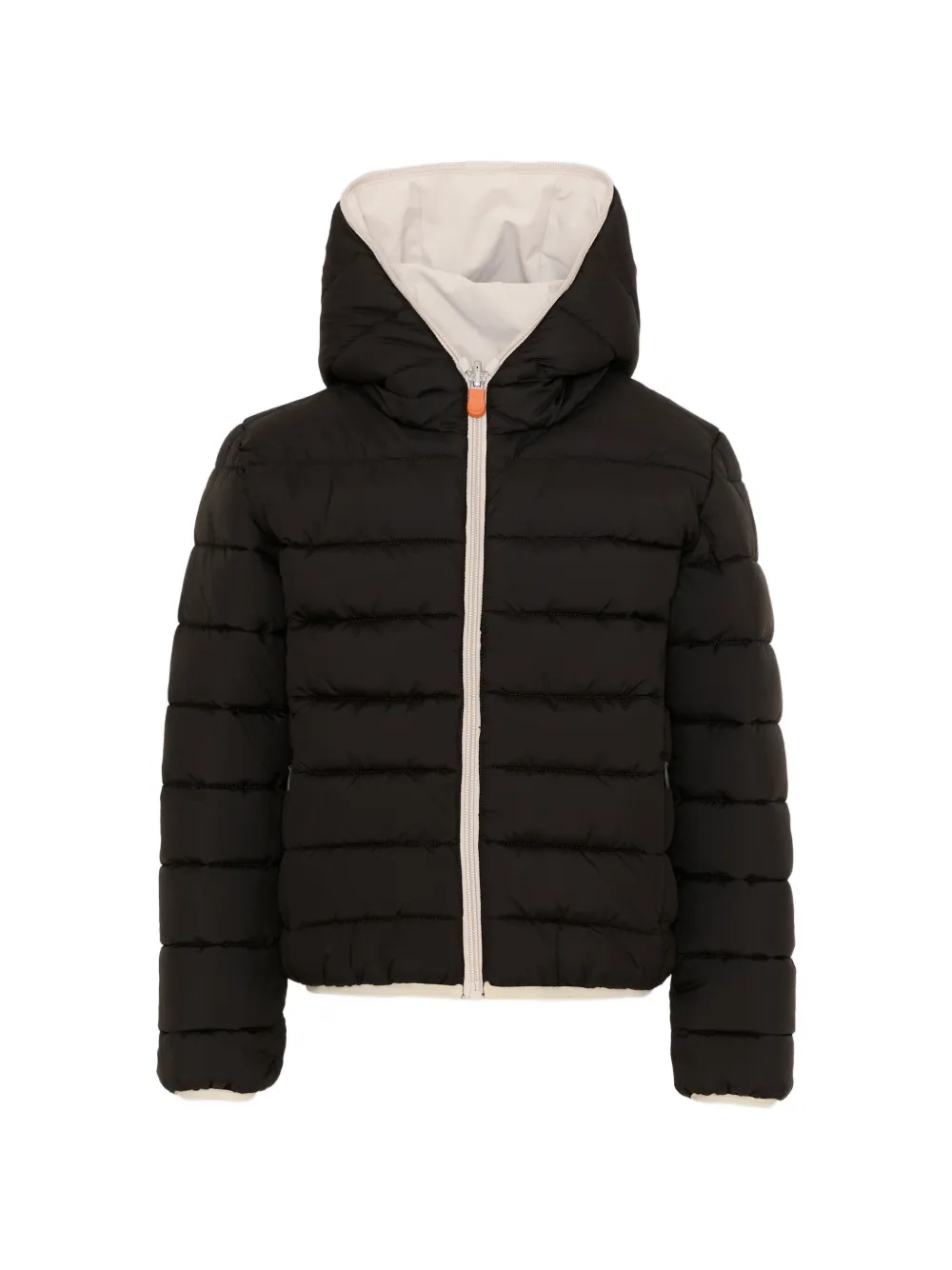  Save The Duck Kids Hooded Puffer Jacket - Neutrals 