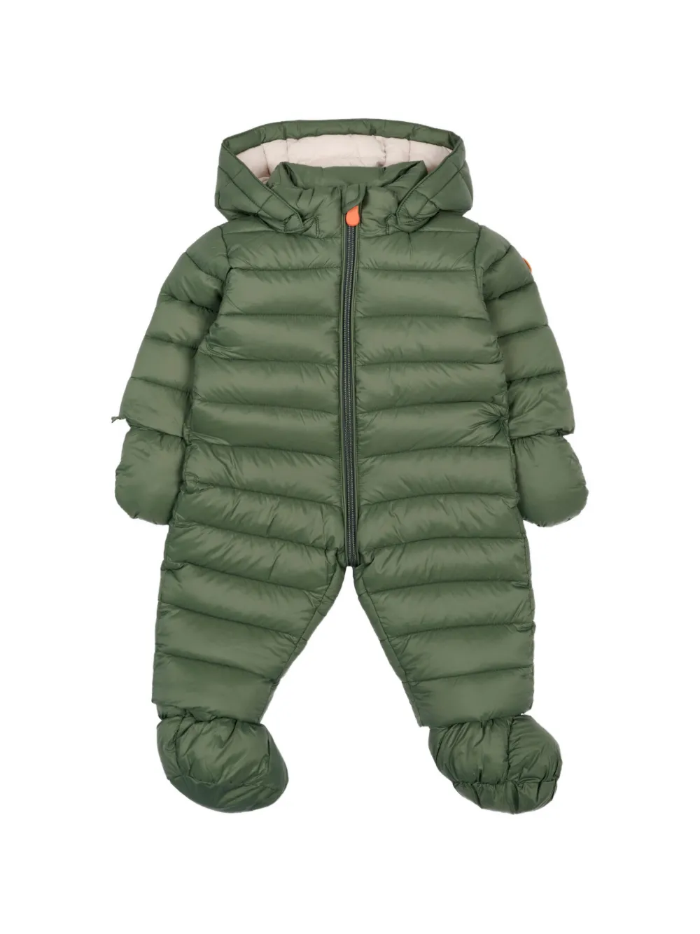 Save The Duck Kids hooded padded snowsuits - Verde
