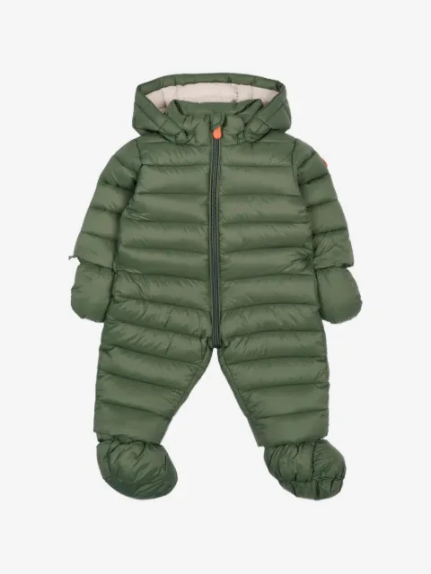 Save The Duck Kids Traje de neve matelassê com capuz