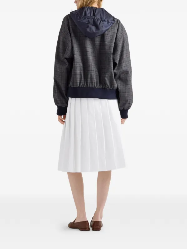 Prada プリーツ スカート | ホワイト | FARFETCH JP
