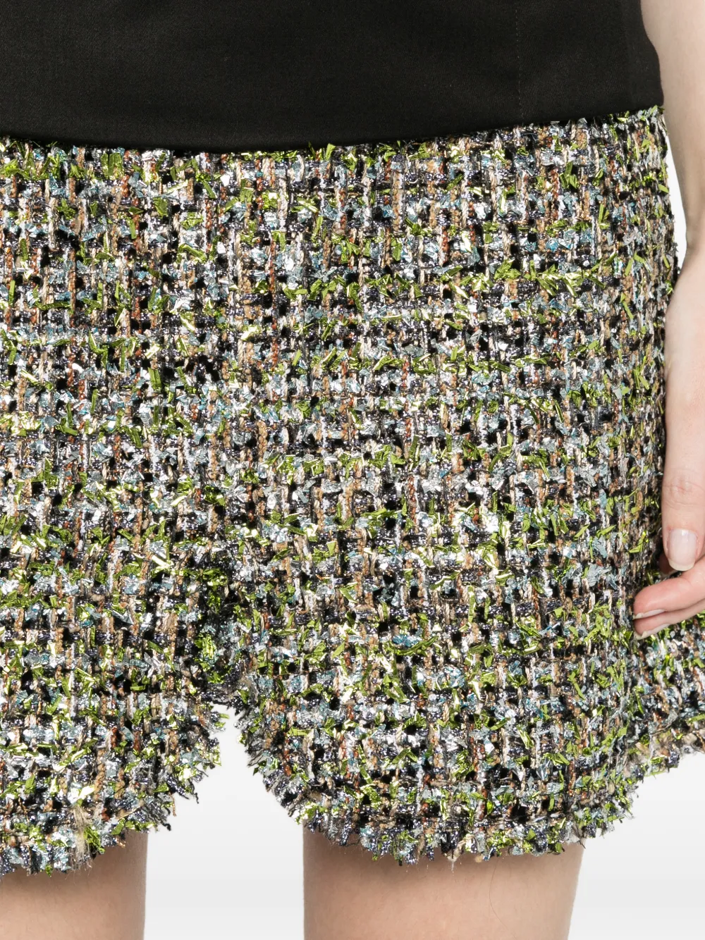Giambattista Valli Rok met franje Bruin