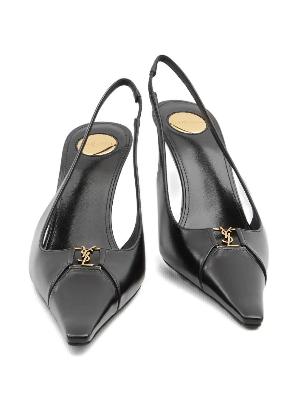 Saint Laurent Babylone Breteuil slingback pumps Zwart