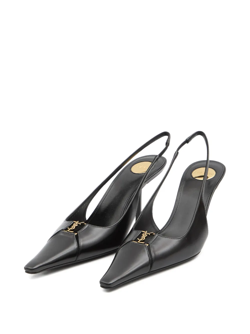 Saint Laurent Babylone Breteuil slingback pumps Zwart