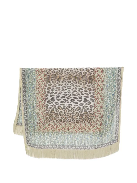 Faliero Sarti Minimal floral-print scarf