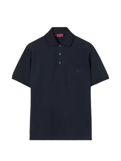 Gucci chest-pocket polo shirt