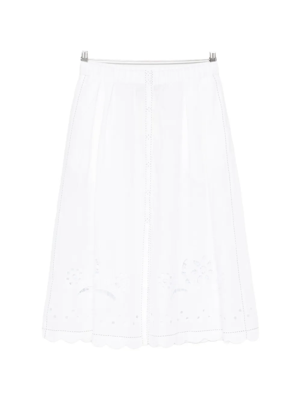 Vita Kin Balthazar broderie-anglaise midi skirt - Bianco