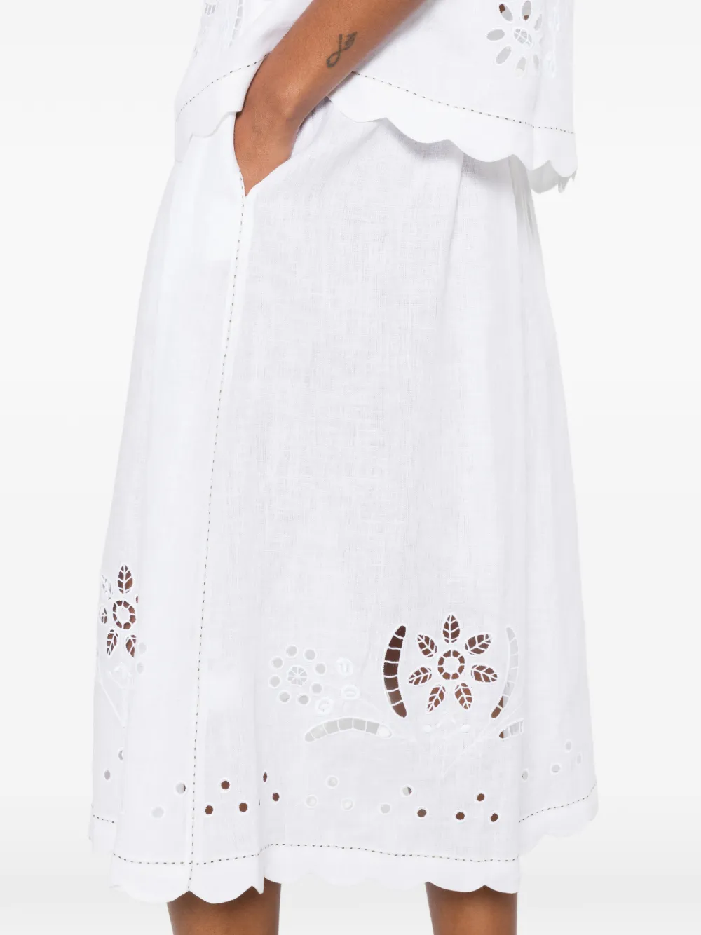 Vita Kin Balthazar Skirt in White, view 5