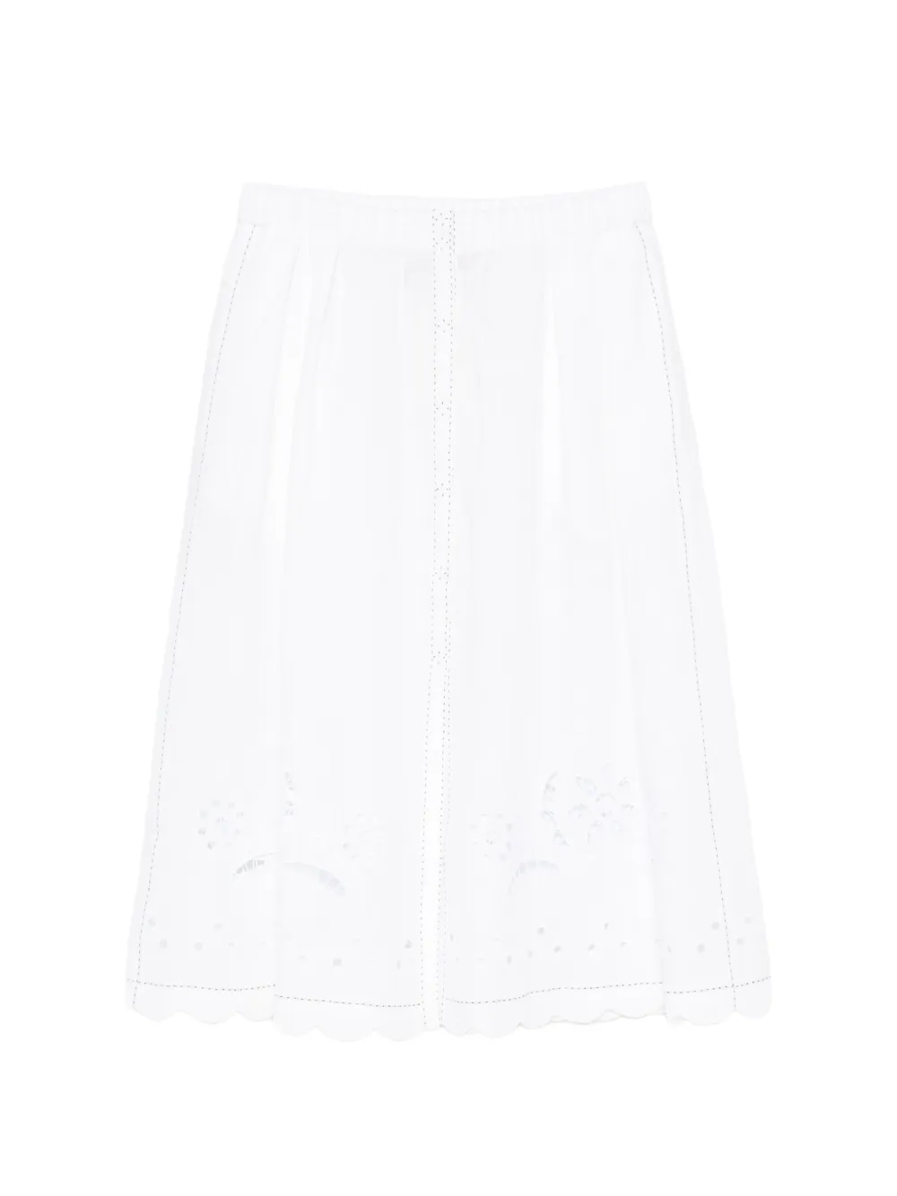 Vita Kin Balthazar broderie-anglaise midi skirt - Bianco