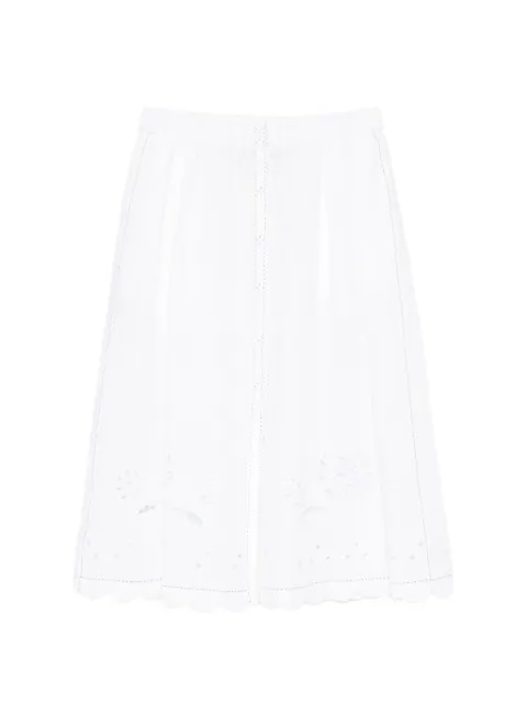 Vita Kin Balthazar broderie-anglaise midi skirt