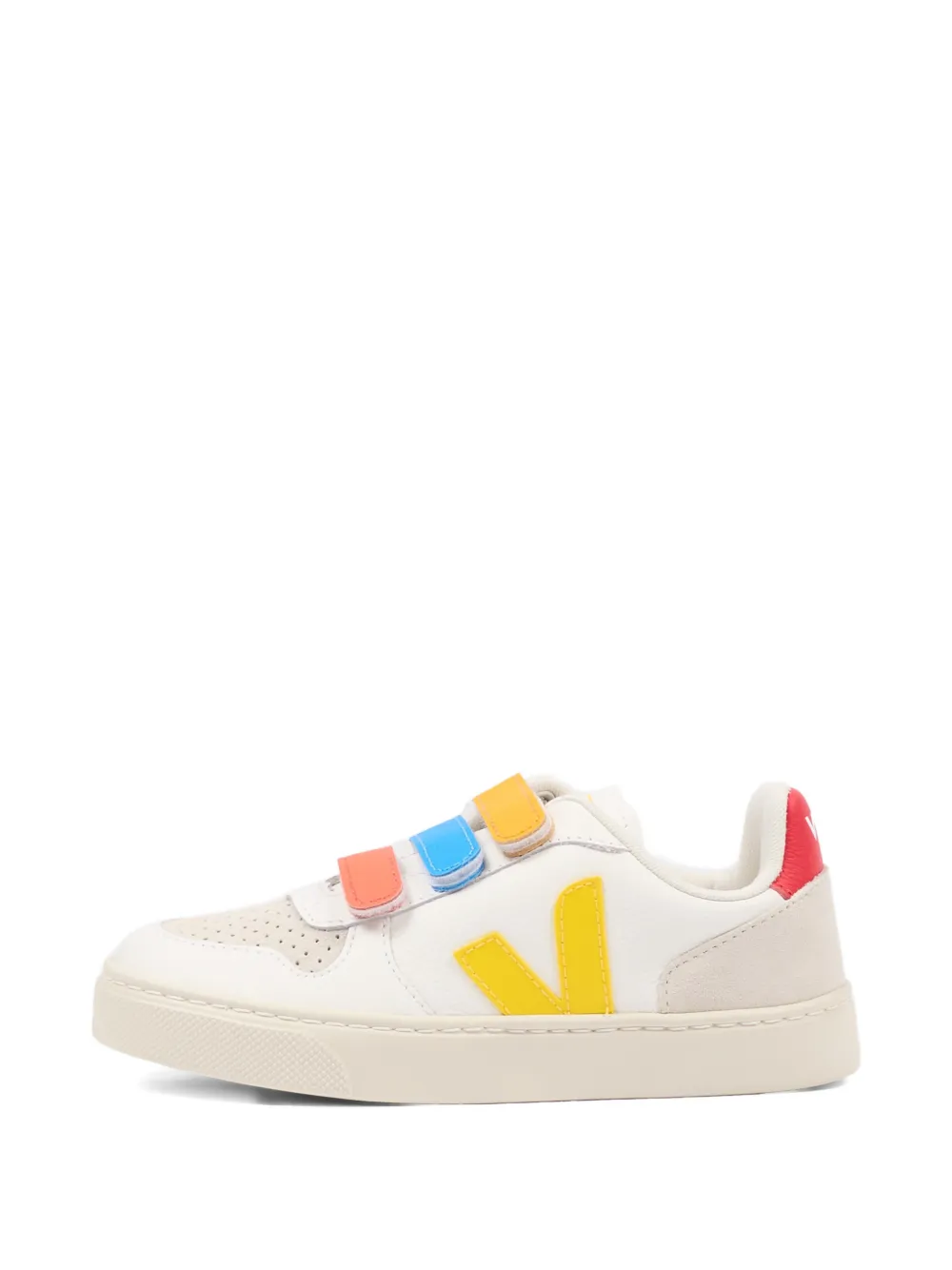 VEJA Kids low-top strap sneakers Wit