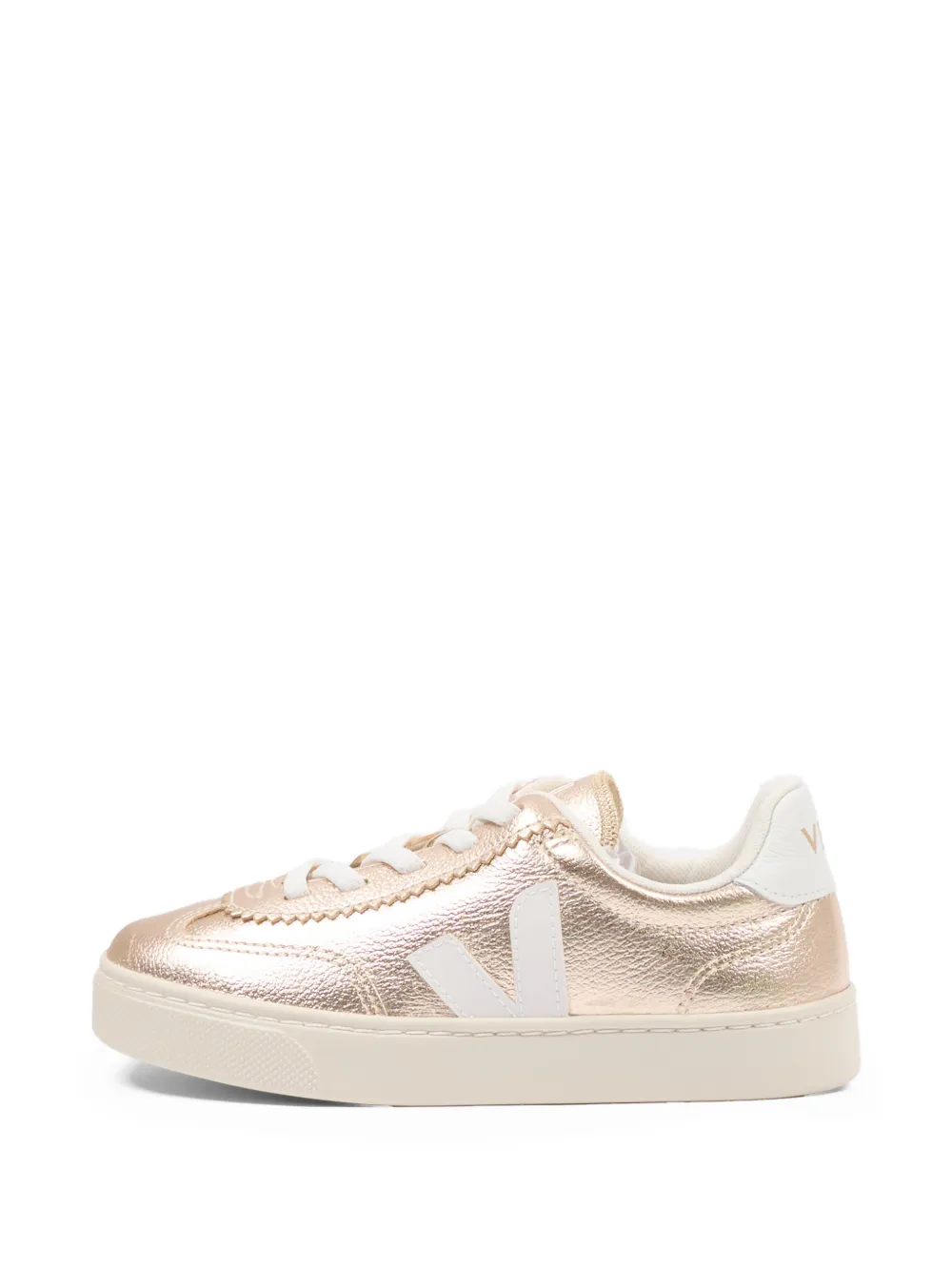  Veja Kids Logo Sneakers - Gold 