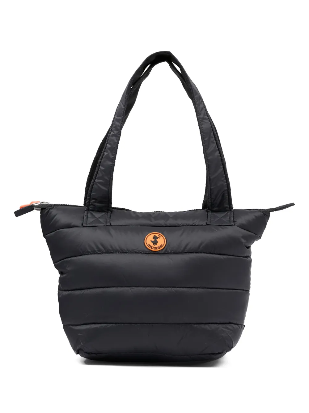 Save The Duck Kids quilted grab shoulder bag - Nero