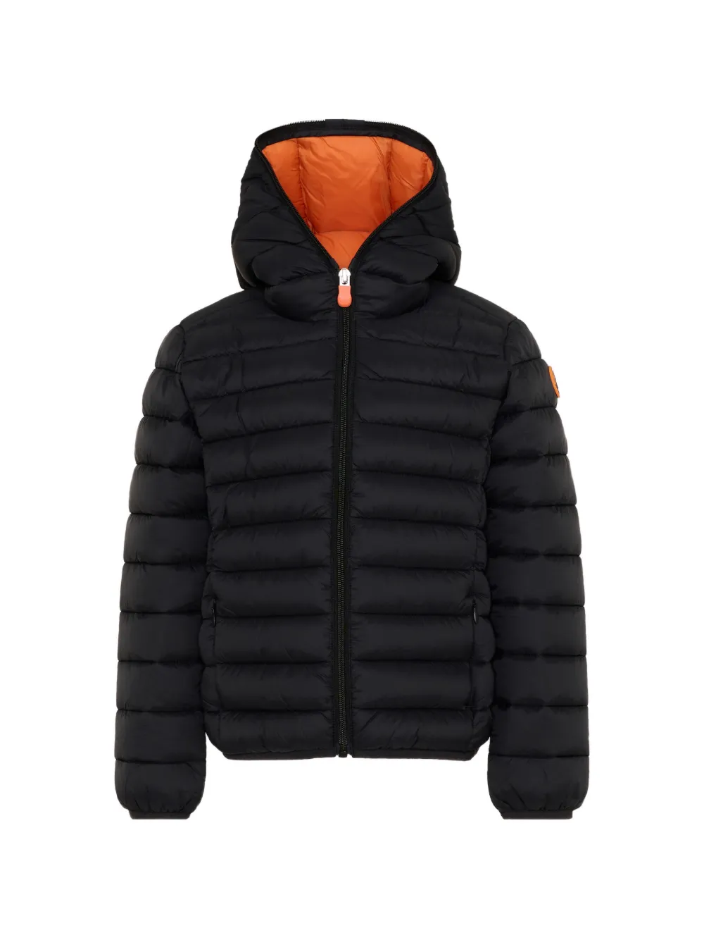 Save The Duck Kids hooded padded jacket - Nero