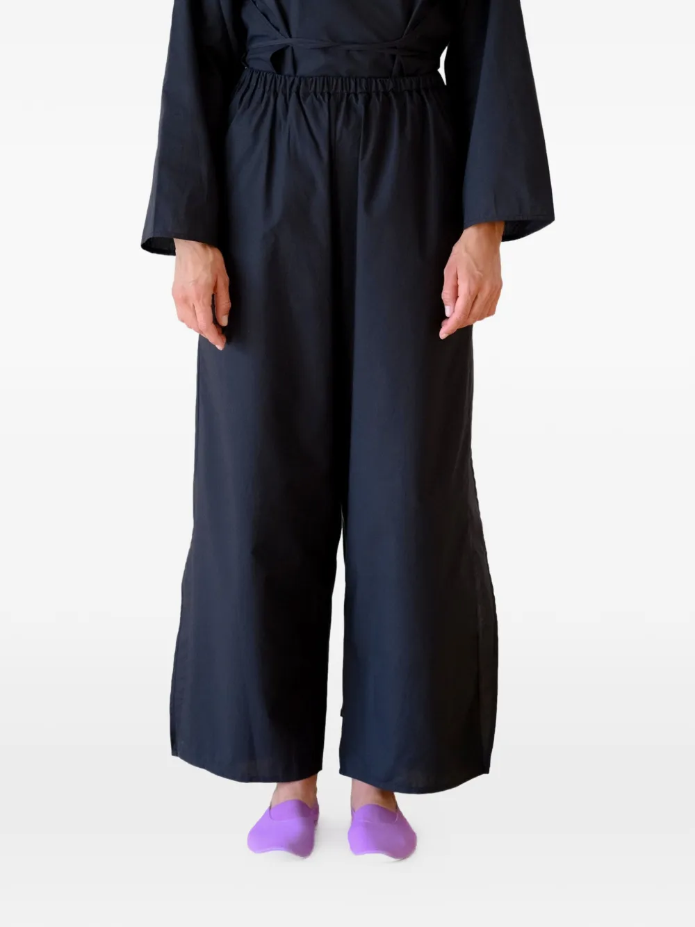 Baserange Decti drawstring trousers - Schwarz