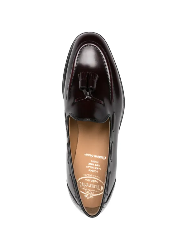 panelled leather sneakers