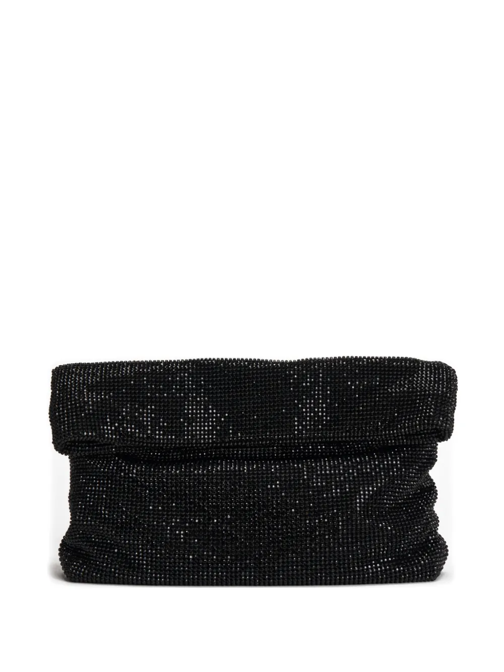 TWENTY FOURHAITCH beaded clutch bag - Nero