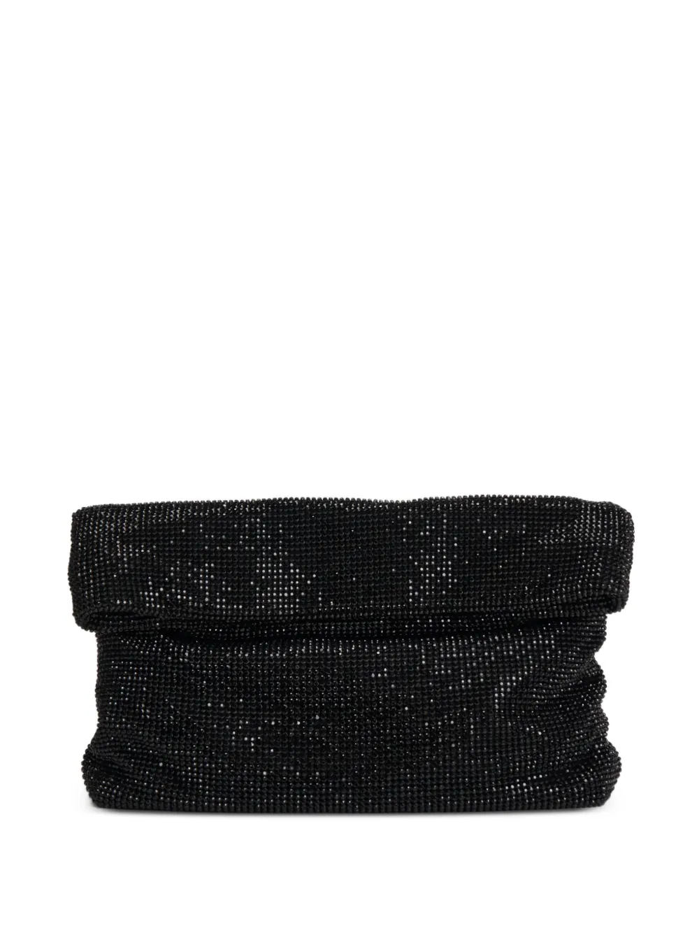 TWENTY FOURHAITCH beaded clutch bag - Nero