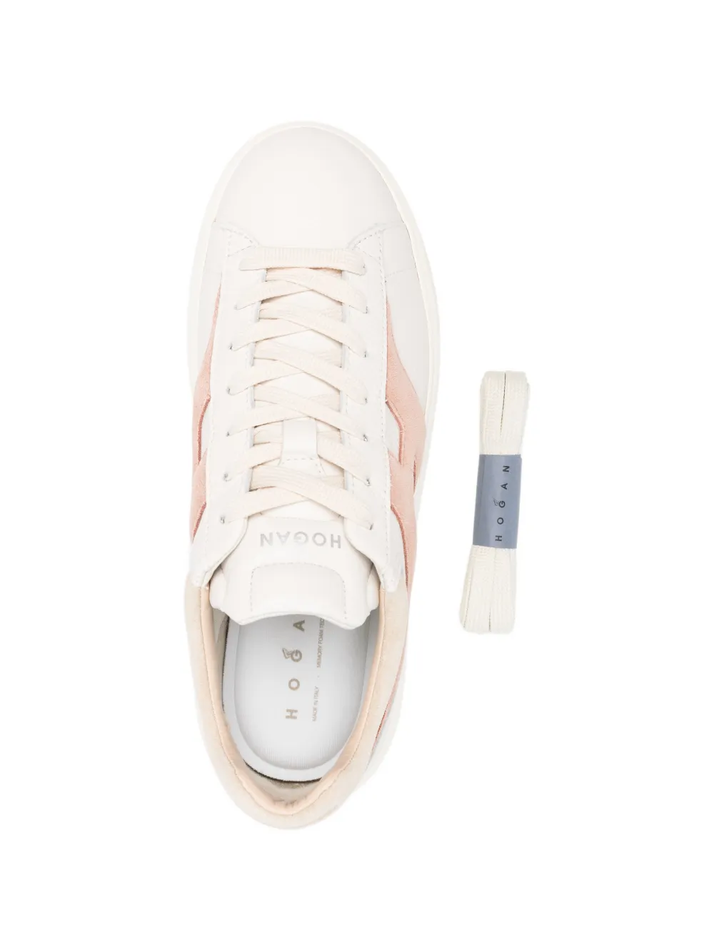 Hogan Sneakers met suède detail Beige