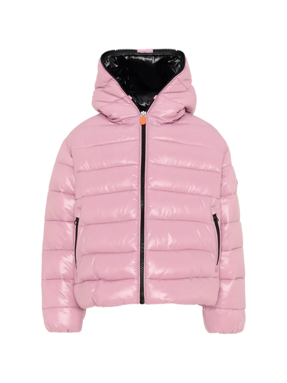 Save The Duck Kids hooded padded jacket - Rosa