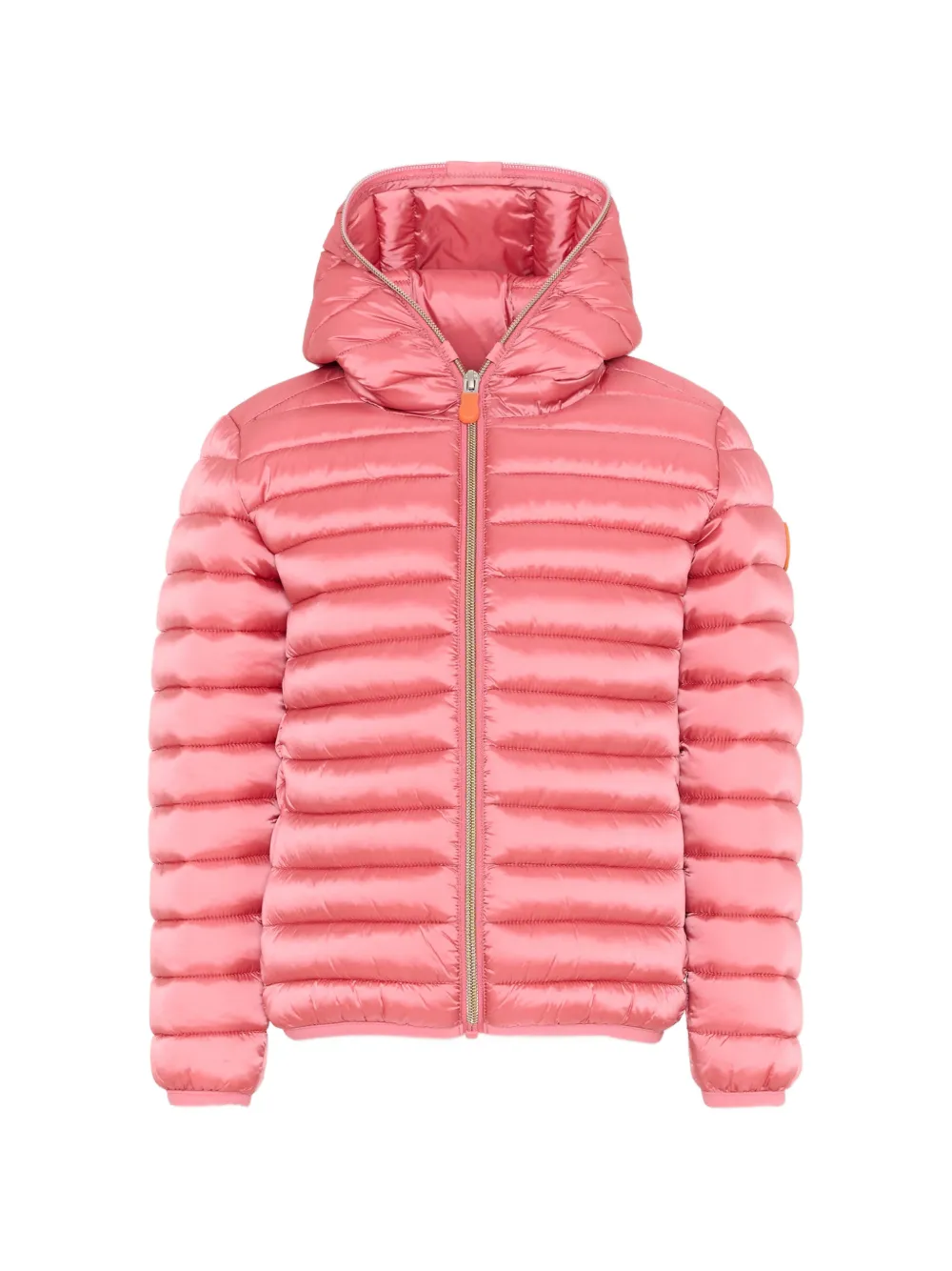 Save The Duck Kids hooded quilted jacket - Rosa