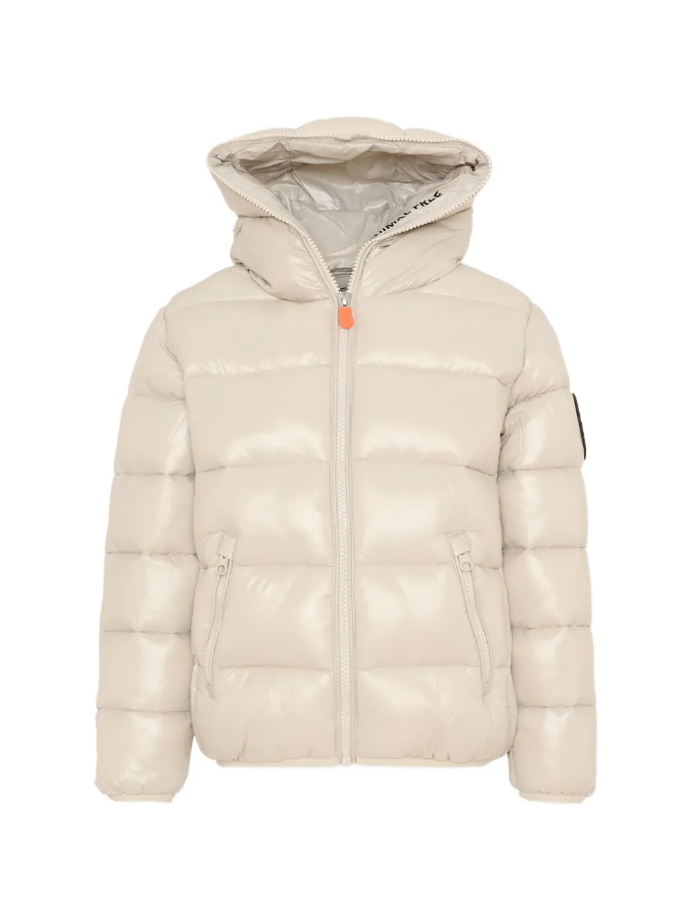 Save The Duck Kids hooded puffer jacket - Toni neutri