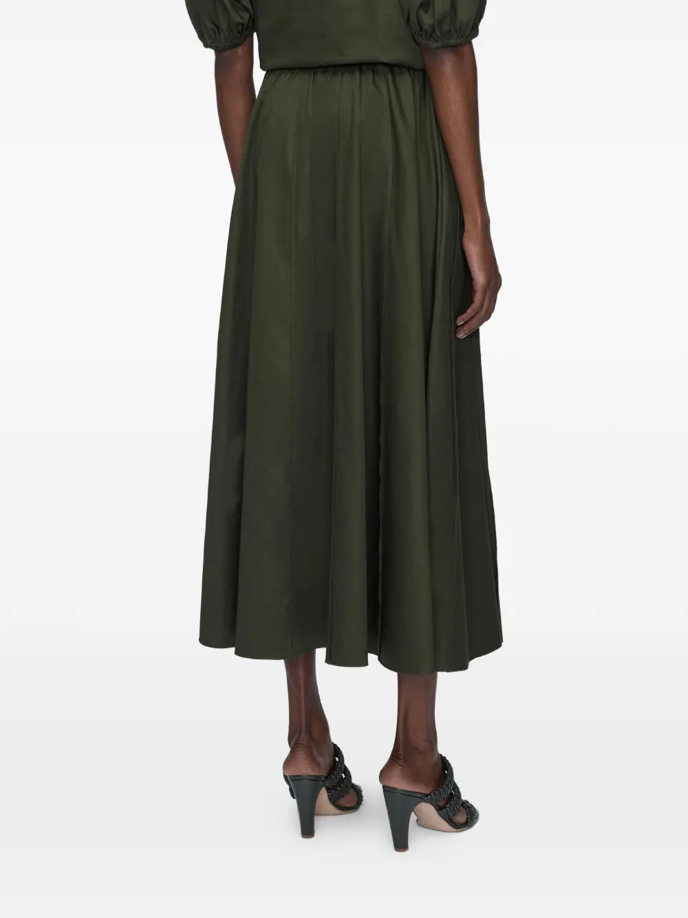  Joseph Manar A-line Midi Skirt - Green 
