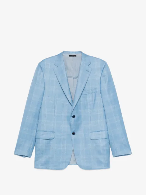 Brioni Ravello check-pattern jacket