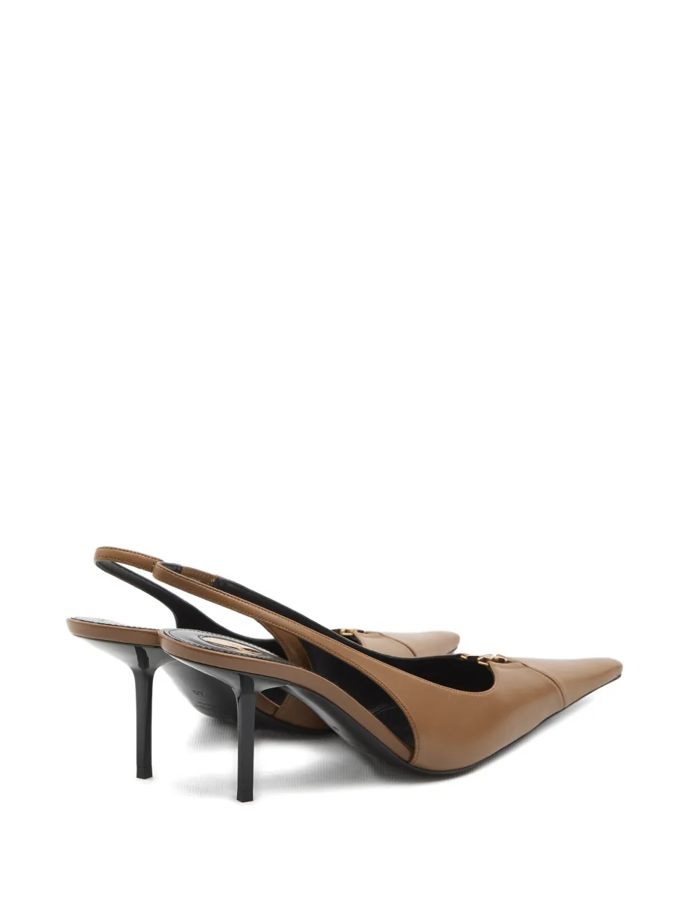 Saint Laurent Babylone Breteuil slingback pumps Bruin